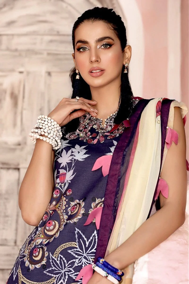 Roheenaz Summer Edit Lawn Collection '21  – Design 1B - Image 4