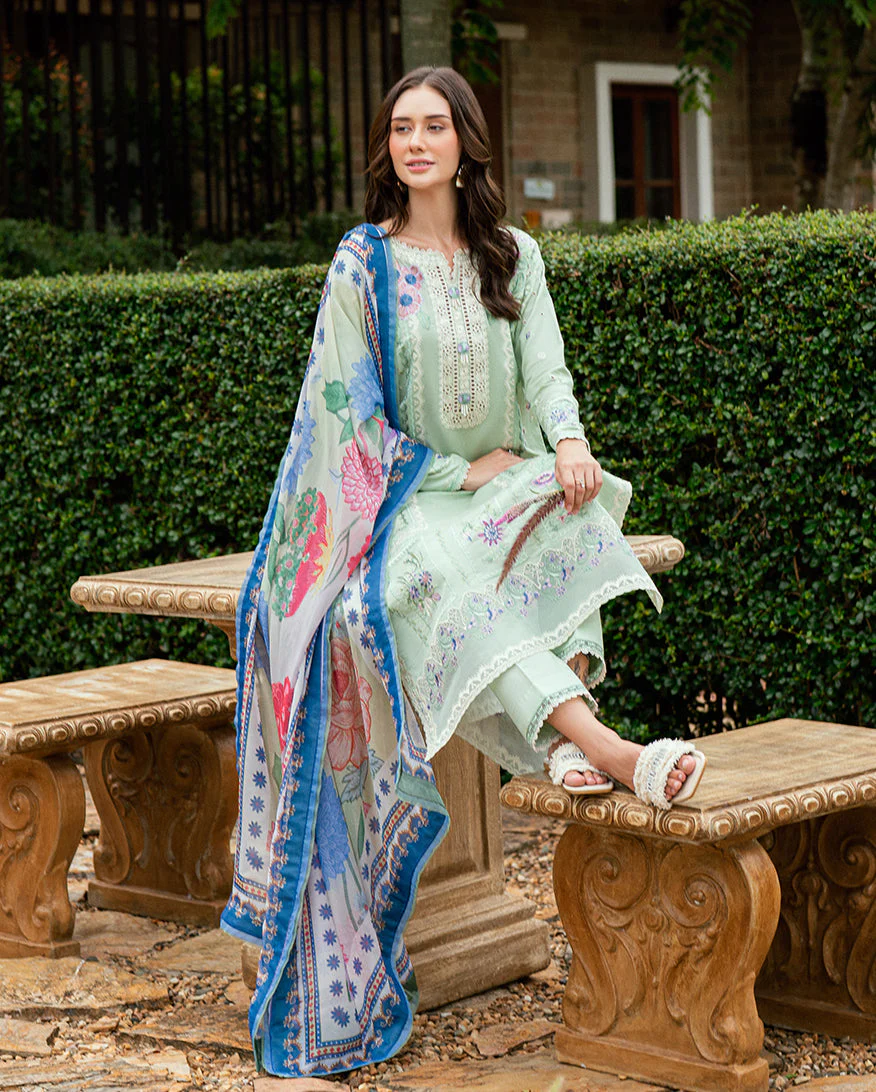 Roheenaz Summer Reverie Luxury Lawn – Veloura - Image 3
