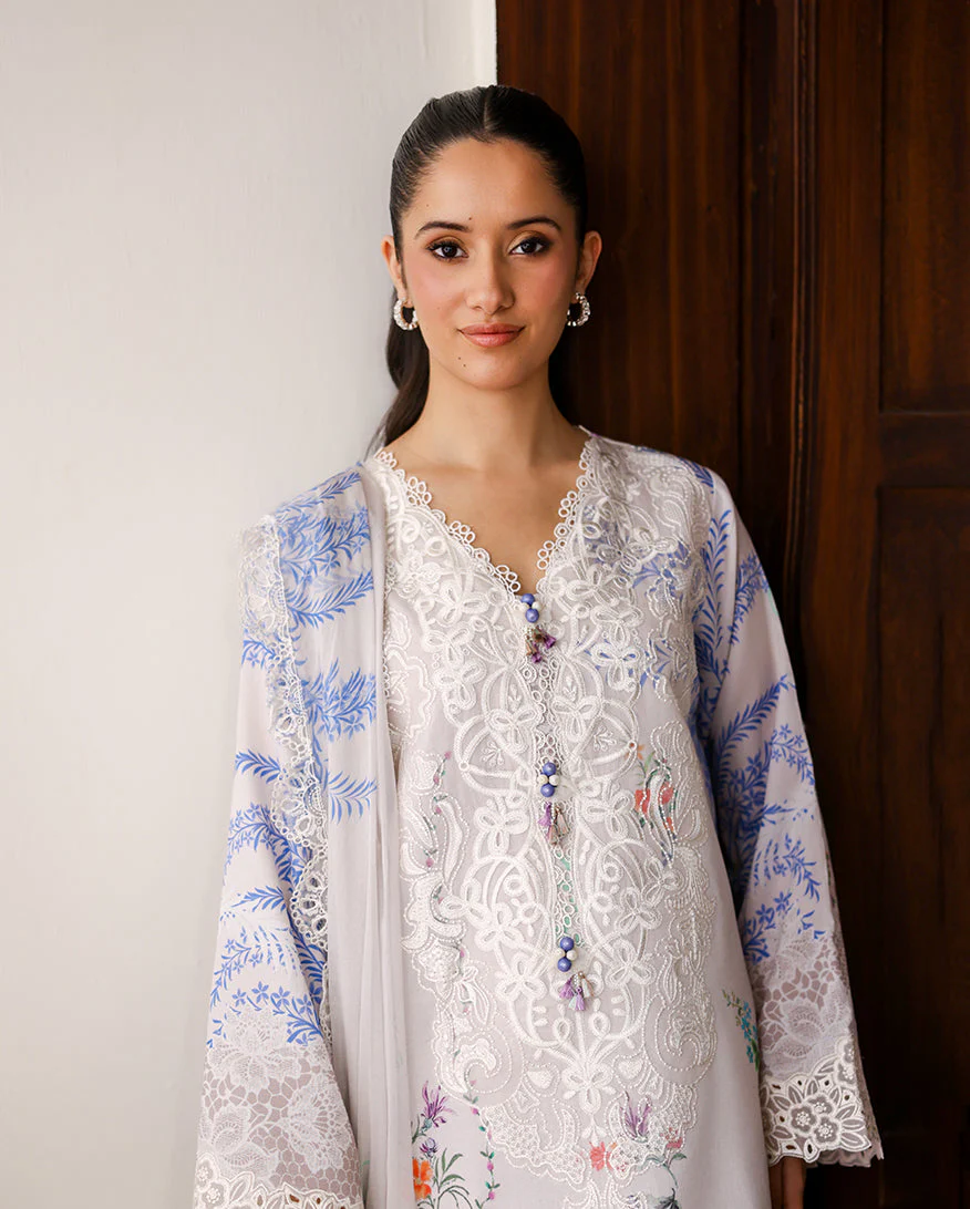 Roheenaz Sunlit Tales Lawn – Ivory Gleam - Image 3