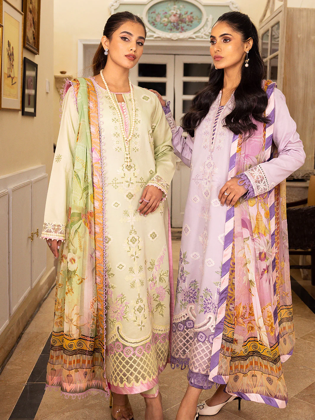 Roheenaz Tabeer Lawn Collection 2023 – Celina - Image 3