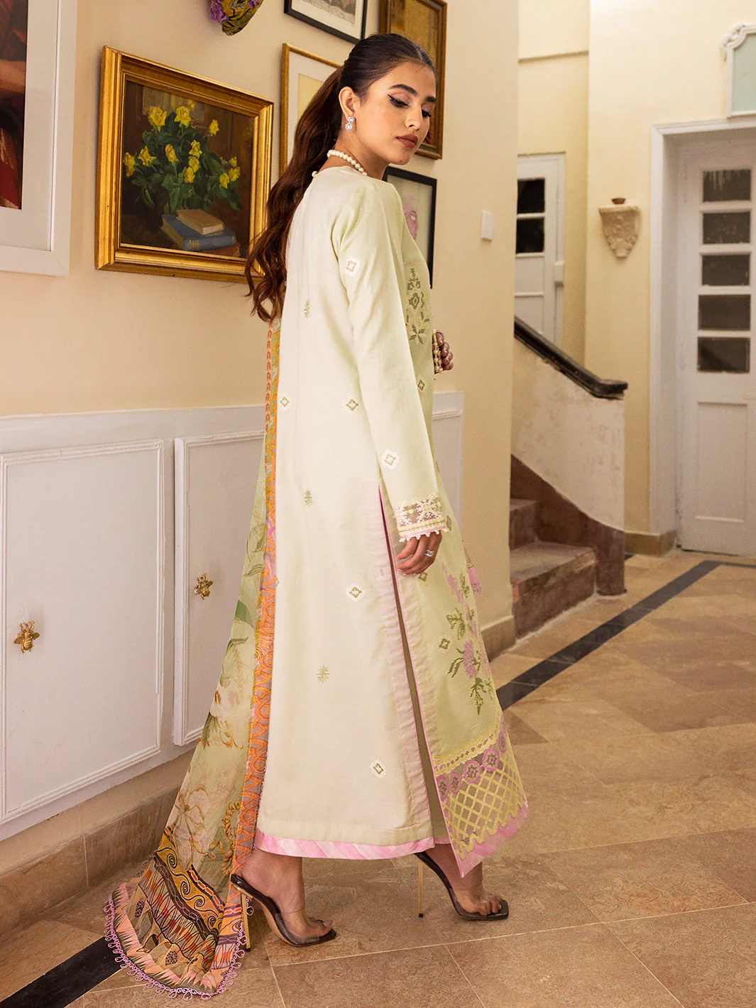Roheenaz Tabeer Lawn Collection 2023 – Celina - Image 7