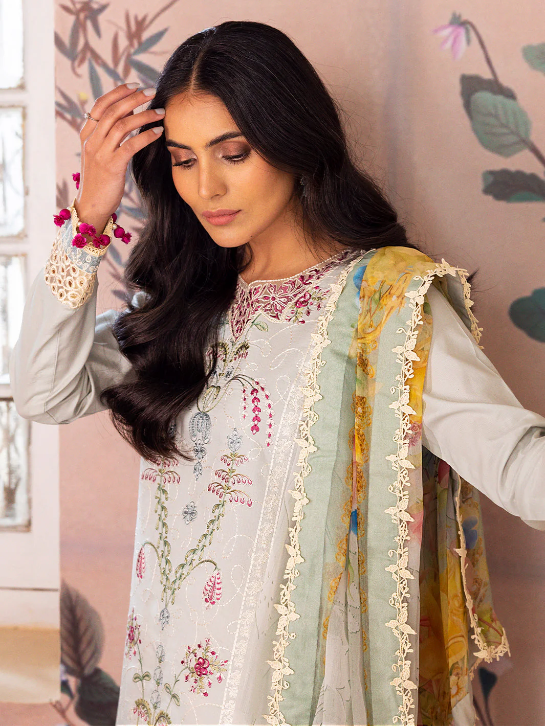Roheenaz Tabeer Lawn Collection 2023 – Erum - Image 2