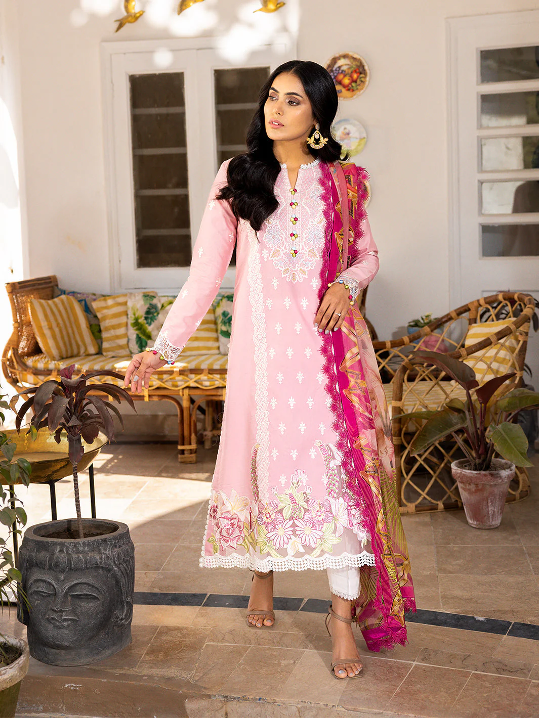 Roheenaz Tabeer Lawn Collection 2023 – Malaeka - Image 2