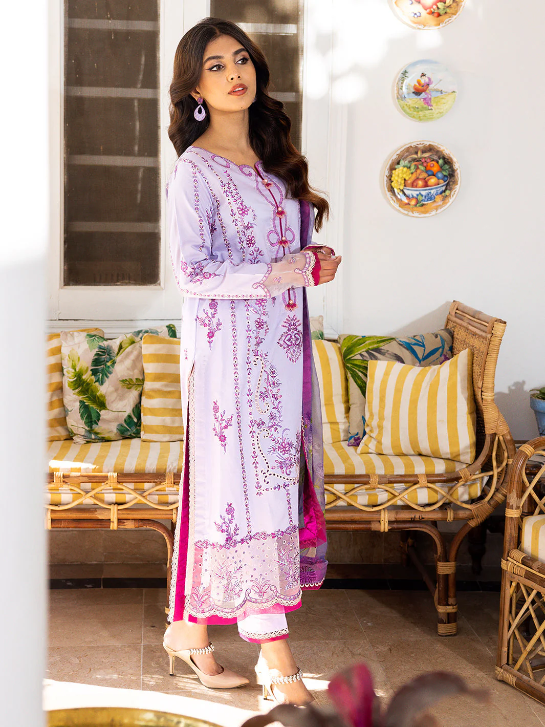 Roheenaz Tabeer Lawn Collection 2023 – Pernian - Image 5