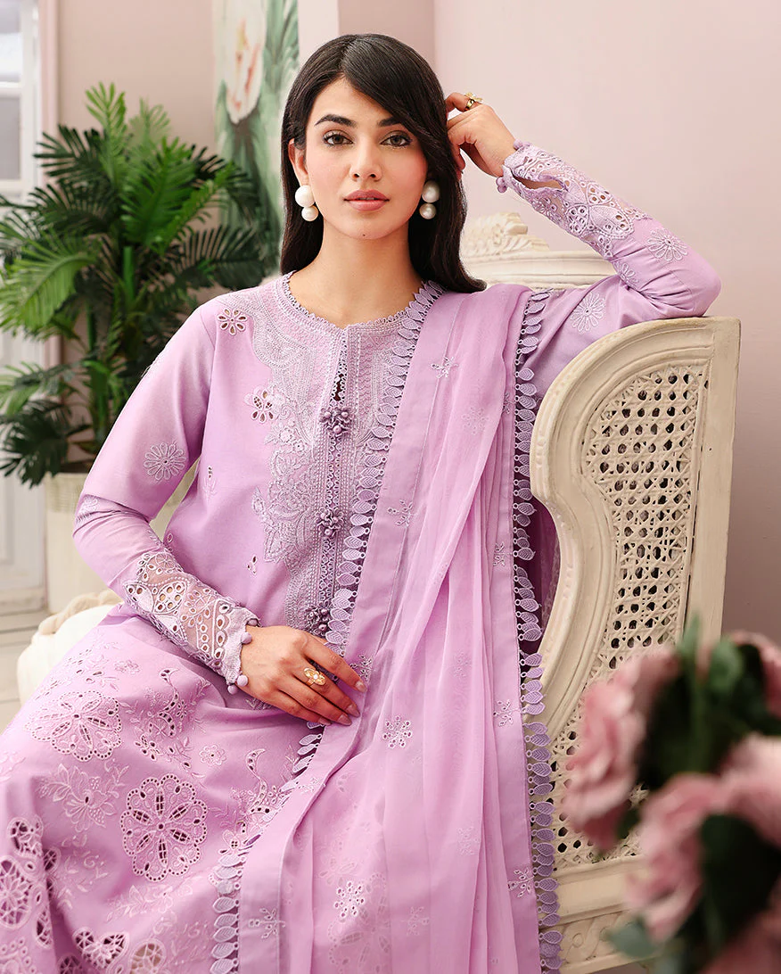 Roheenaz Veil of Summer Chikankari Lawn Edit – Petal Royale - Image 5