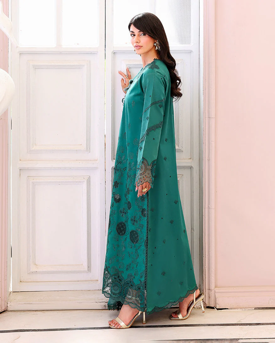 Roheenaz Veil of Summer Chikankari Lawn Edit – Whispered Veil - Image 2