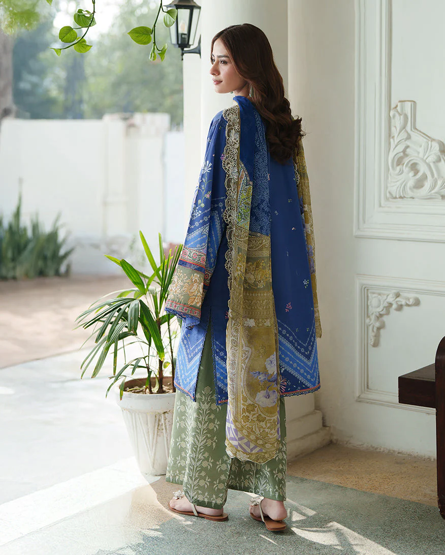 Roheenaz Whispered Florals Lawn – Gentle Petals - Image 5