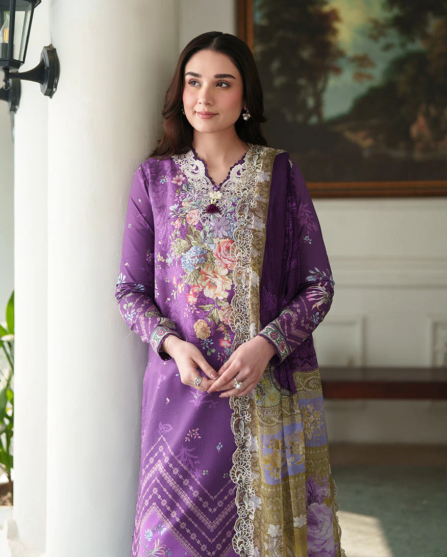 Roheenaz Whispered Florals Lawn – Petal Lullaby - Image 4