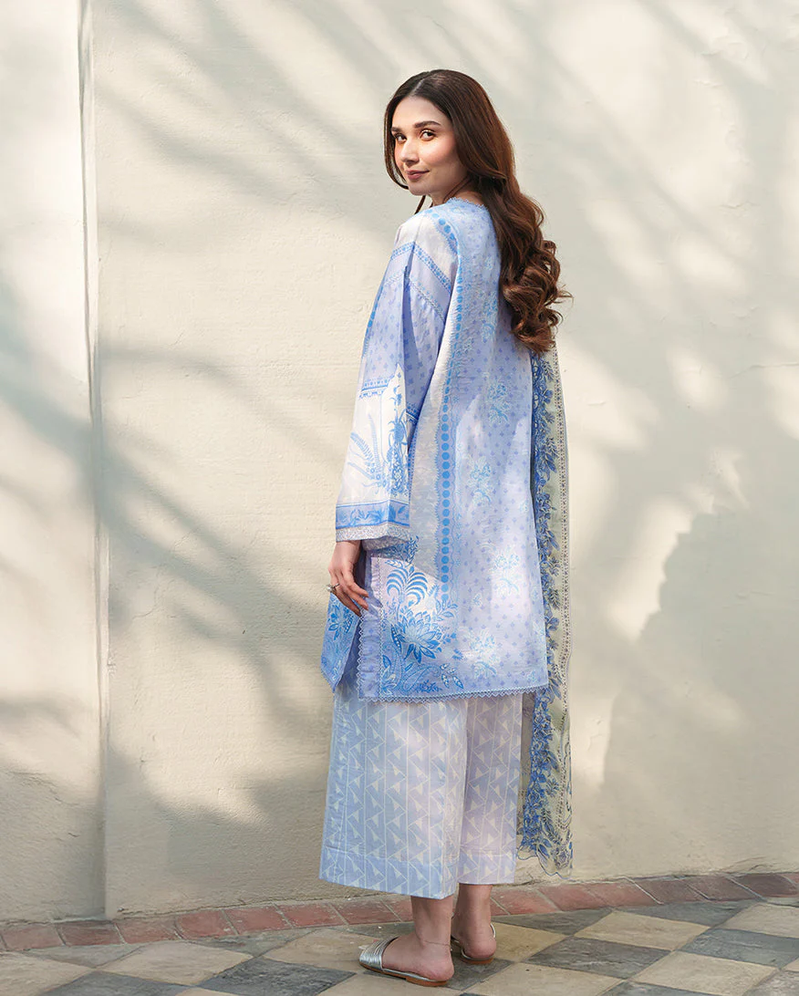 Roheenaz Whispered Florals Lawn – Quiet Meadow - Image 3