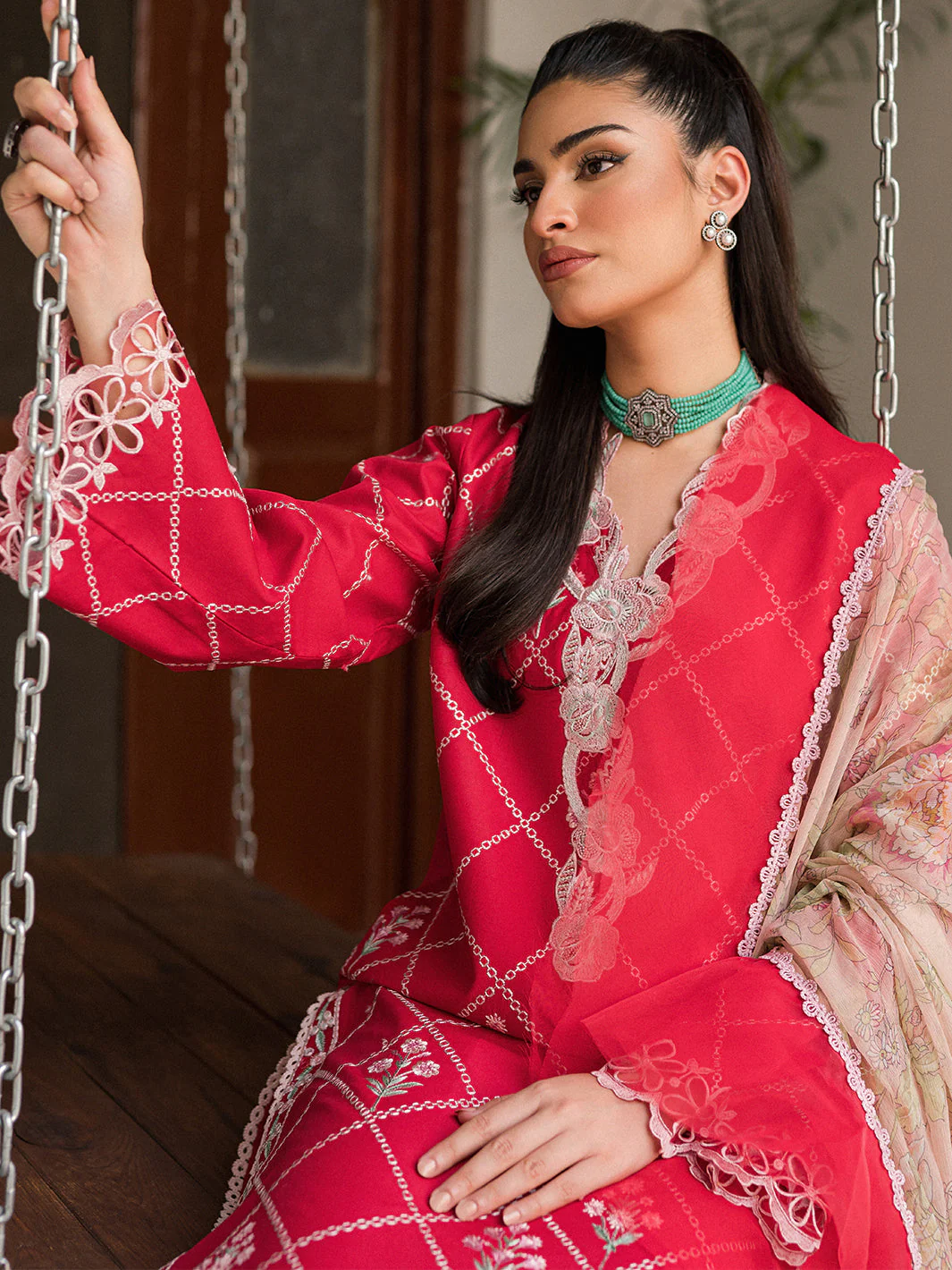 Roheenaz Wisteria Lawn Collection – ALMAS - Image 4