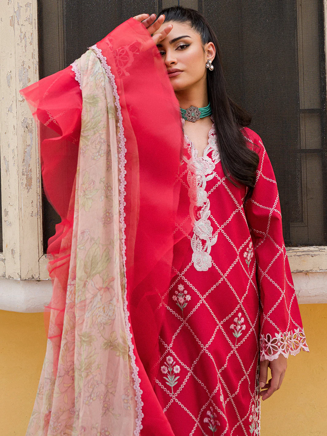 Roheenaz Wisteria Lawn Collection – ALMAS - Image 6