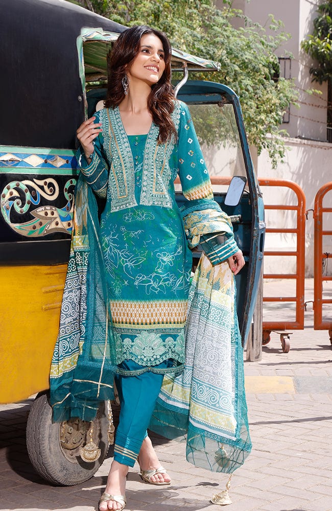 Rung Digital Embroidered Lawn Collection 2022 – RDEL-22-16 - Image 3