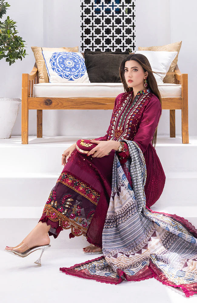 Rungkari by Mahiymaan Lawn Collection – RKM-23-04 - Image 2