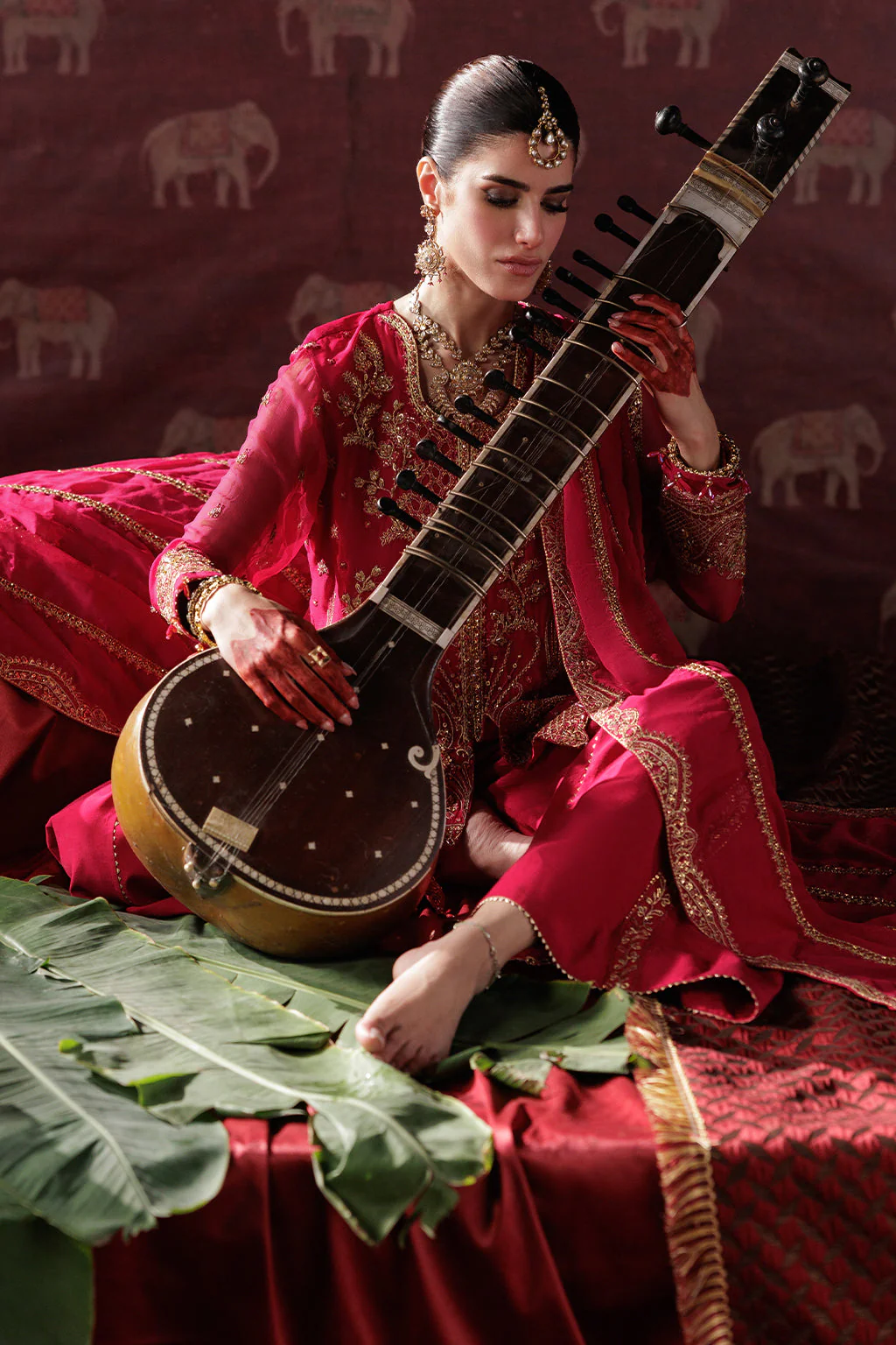 Saad Shaikh Meeral Luxury Chiffon Formals – D-01 - Image 4