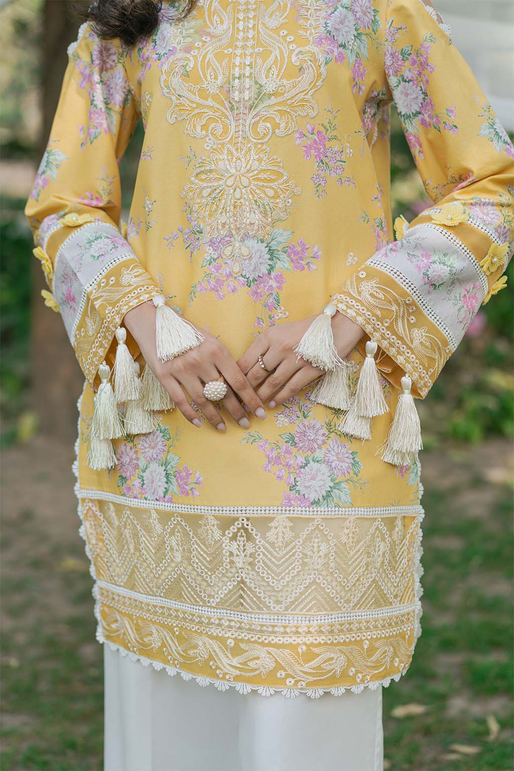 Saad Shaikh Natures Whisper Lawn Edit – HUSNA - Image 8
