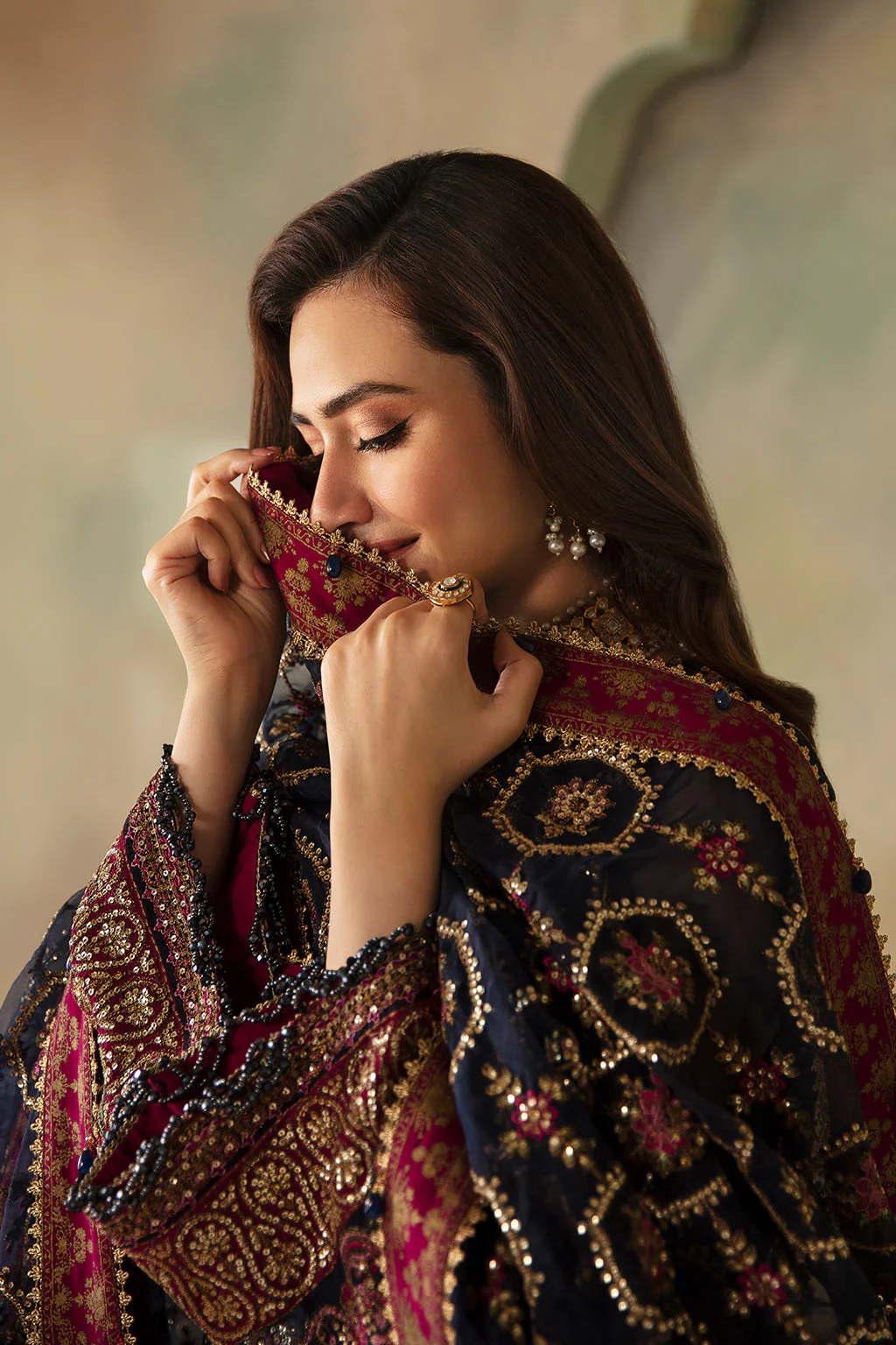Saad Shaikh X Sana Javed Elana Luxury Wedding Formals – Seren - Image 5