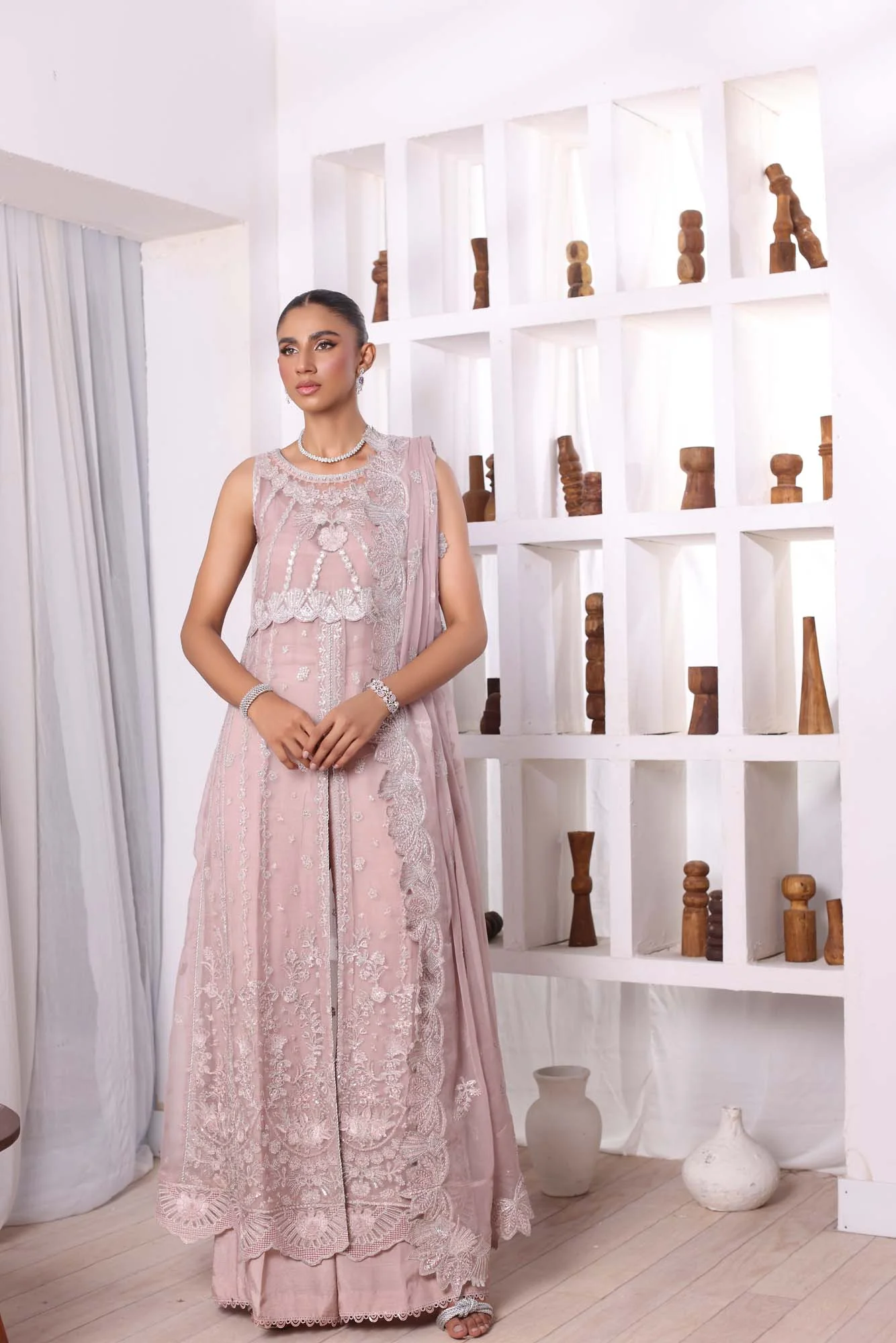Saadia Asad Noor Chiffon De Luxe Luxury Formals – D3 - Image 2