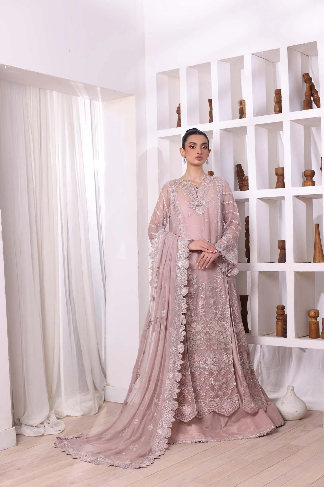 Saadia Asad Noor Chiffon De Luxe Luxury Formals – D3 - Image 7
