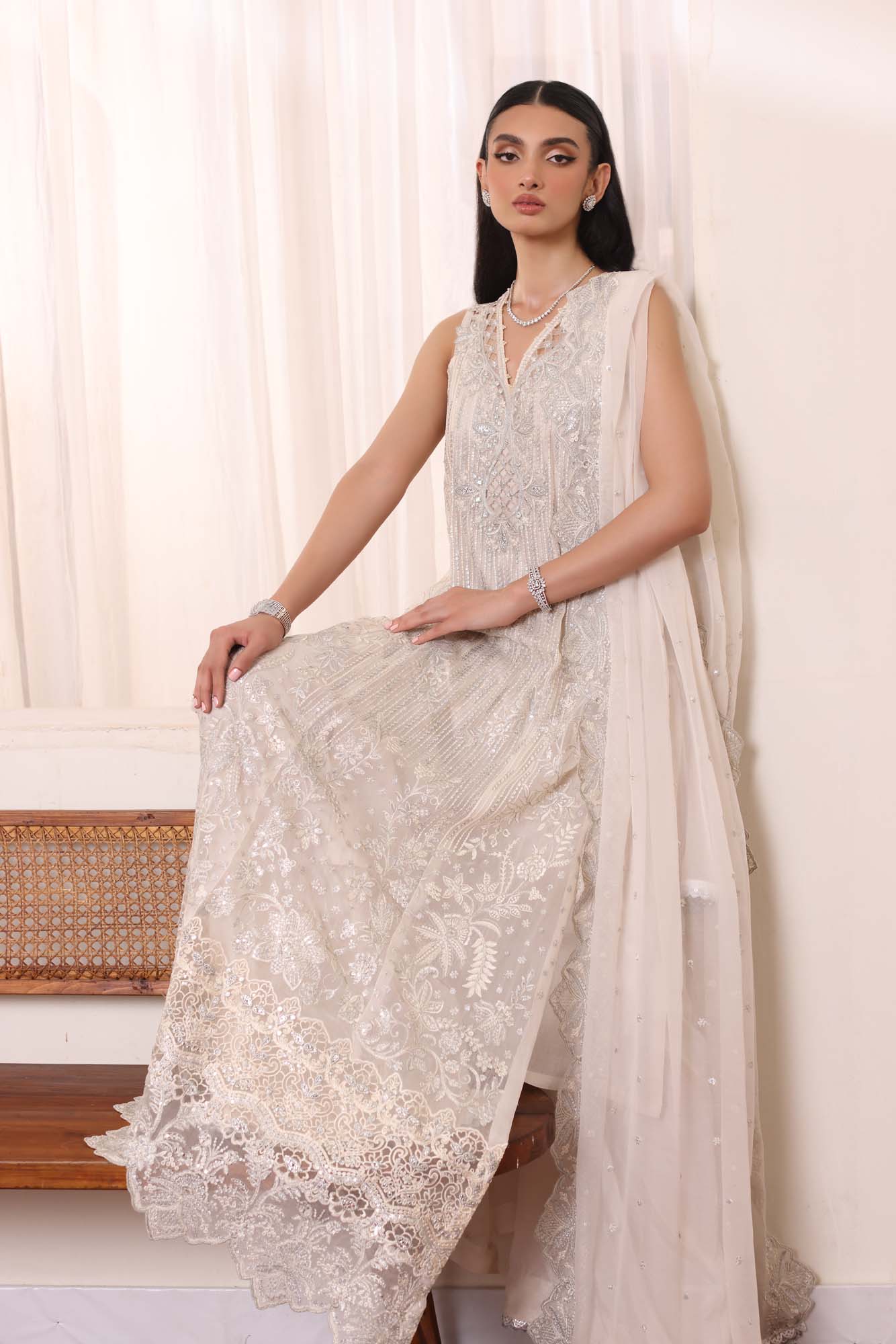 Saadia Asad Noor Chiffon De Luxe Luxury Formals – D5 - Image 8