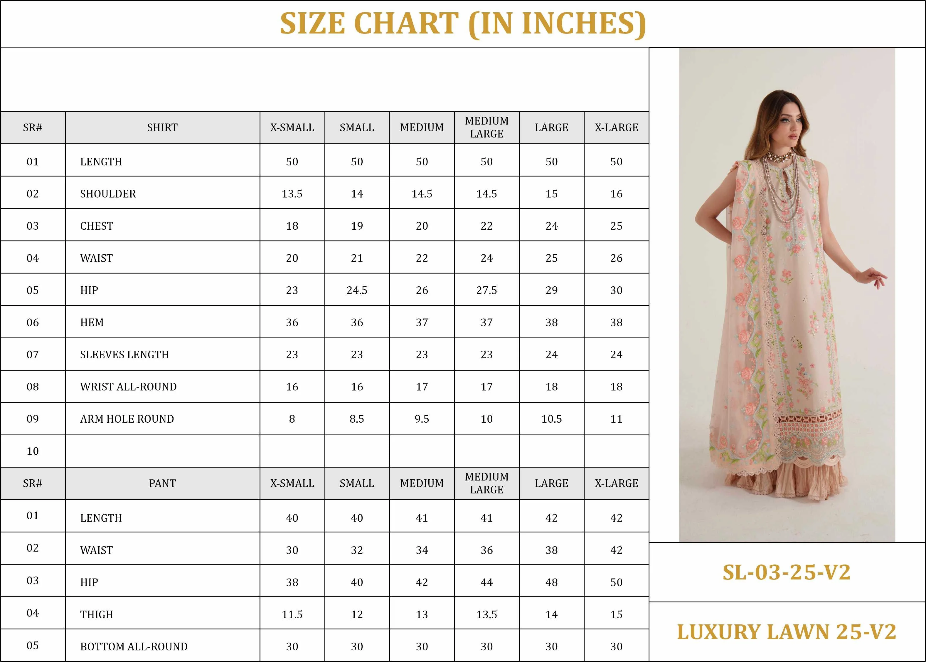 Sable Vogue Luxury Lawn 2025 โ SL-03 - Image 9