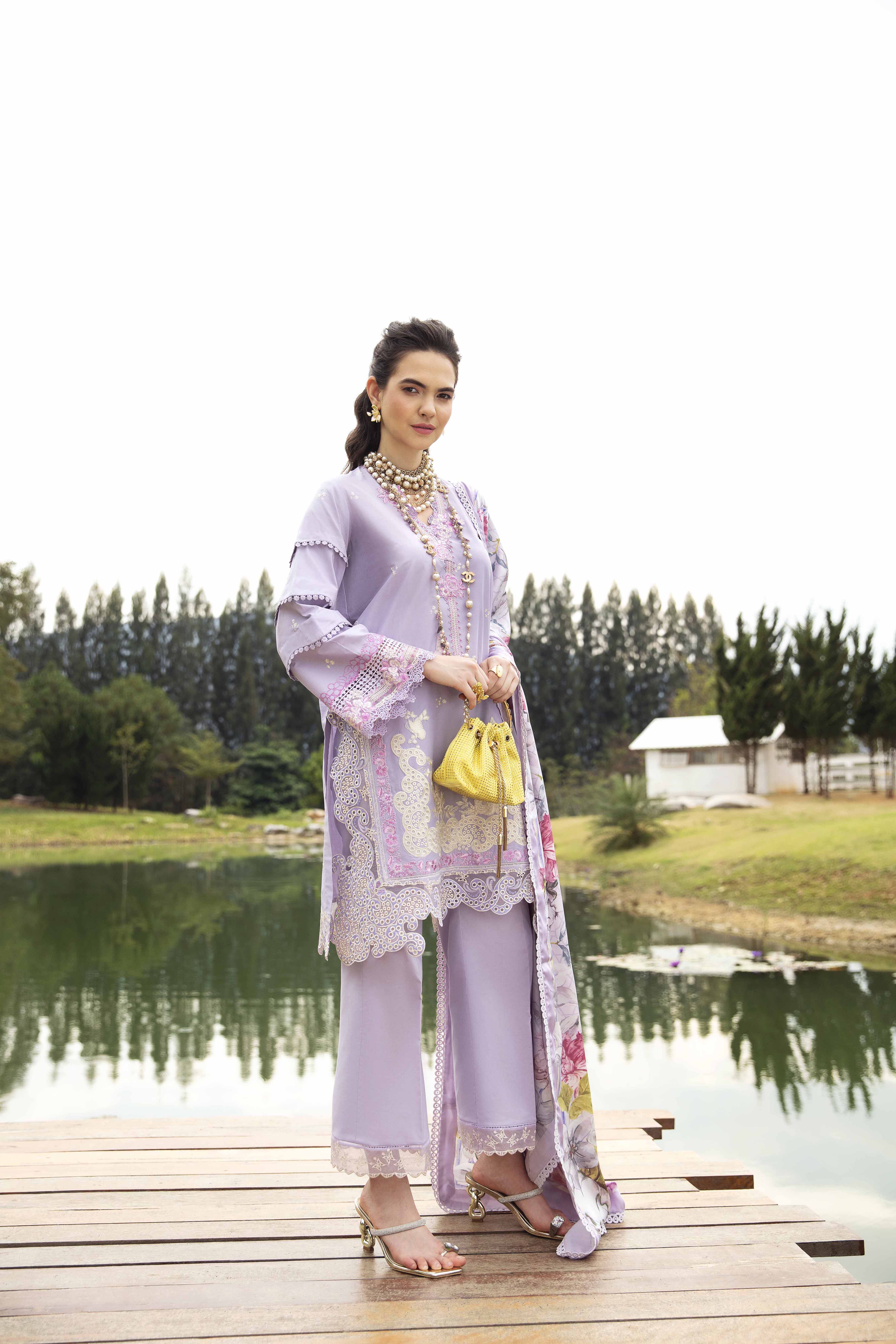 Sable Vogue Luxury Lawn Collection 2024 – ASTER - Image 3