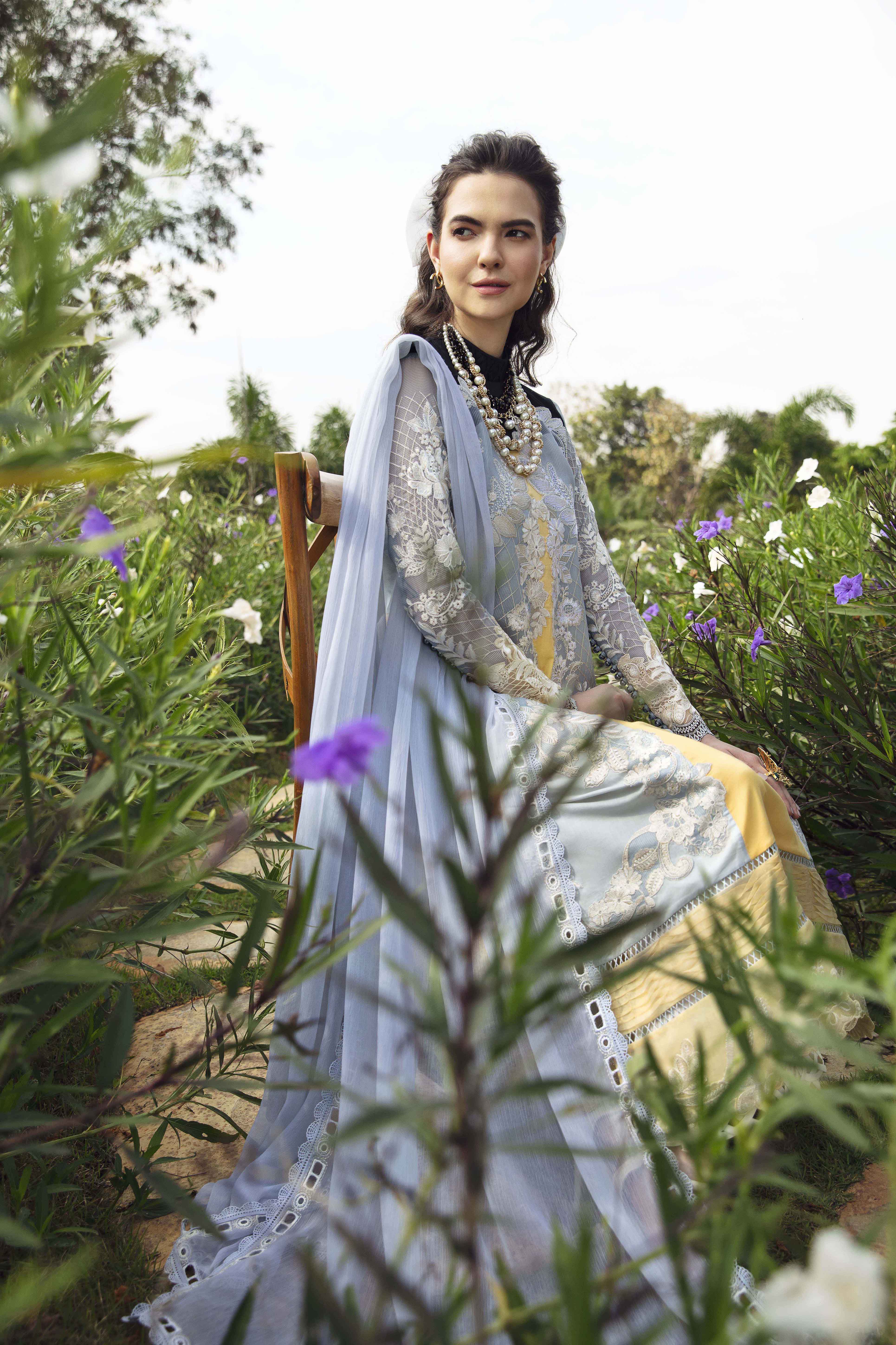 Sable Vogue Luxury Lawn Collection – LEENA - Image 7