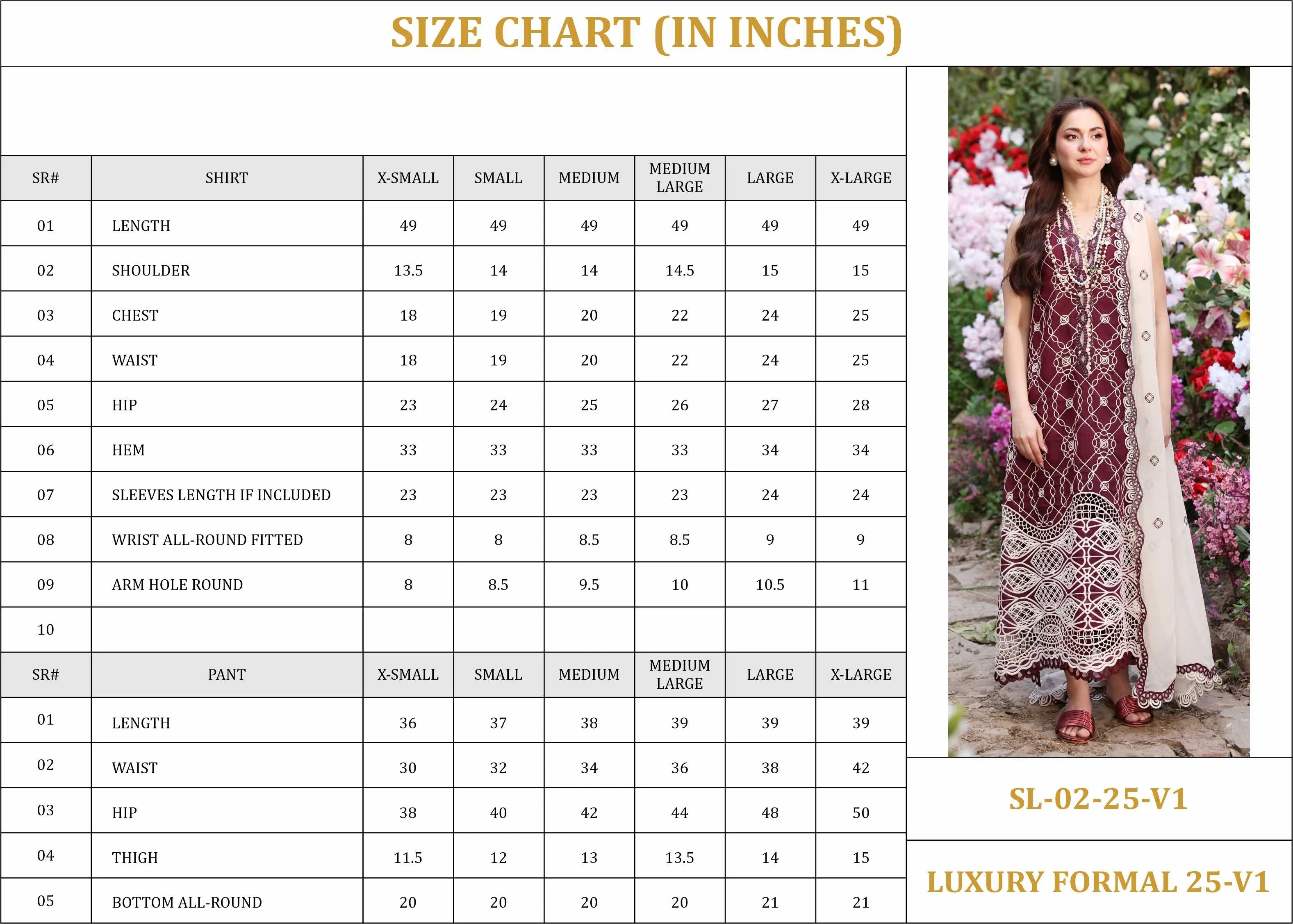 Sable Vogue x Hania Aamir Luxury Eid Formals – SL-02-25-V1 - Image 9