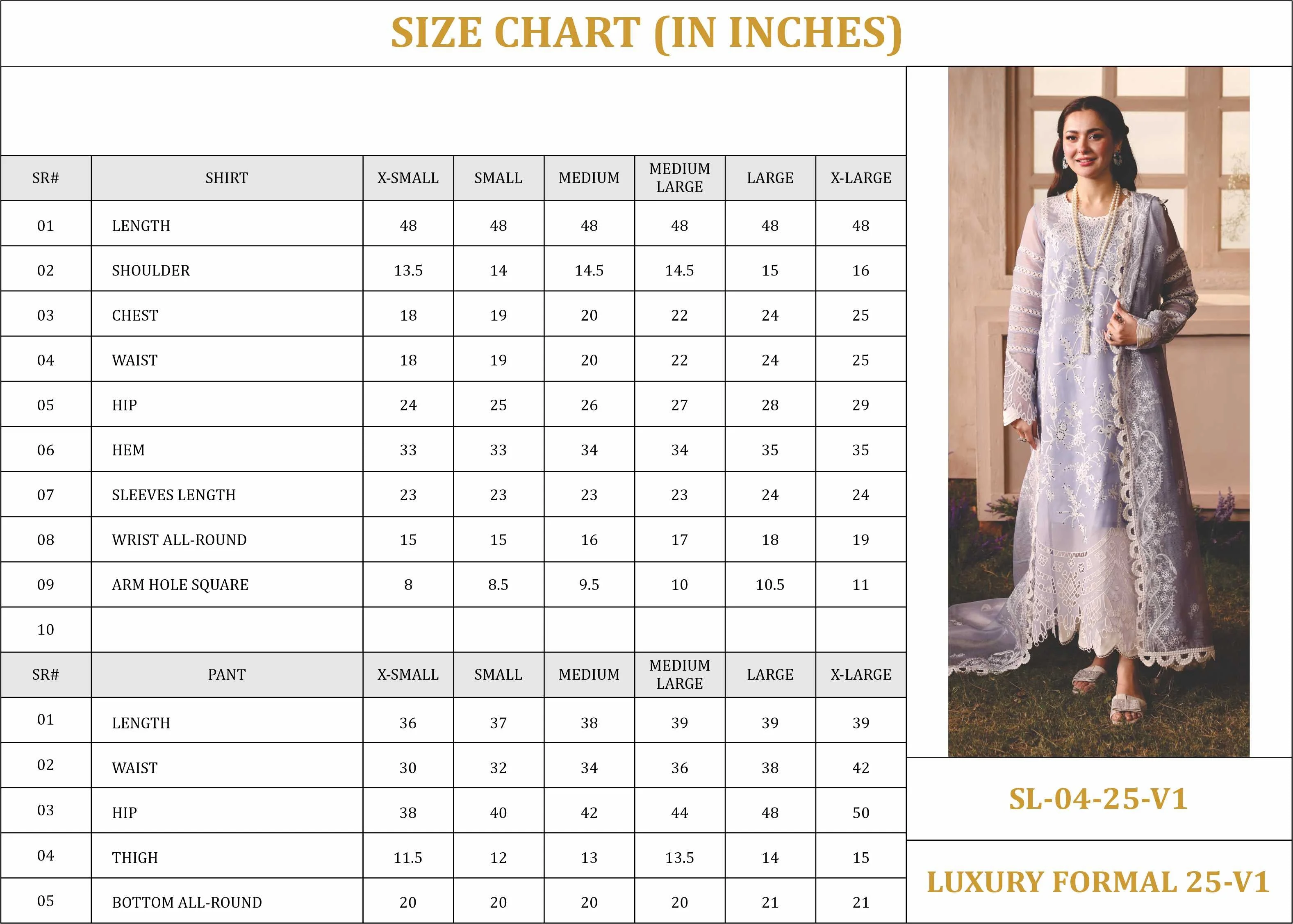 Sable Vogue x Hania Aamir Luxury Eid Formals – SL-04-25-V1 - Image 11