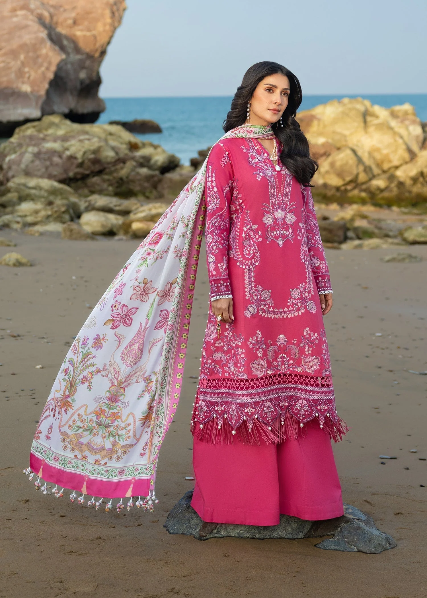 Sadaf Fawad Khan Festive Luxury Lawn – Gulrukh - Image 7