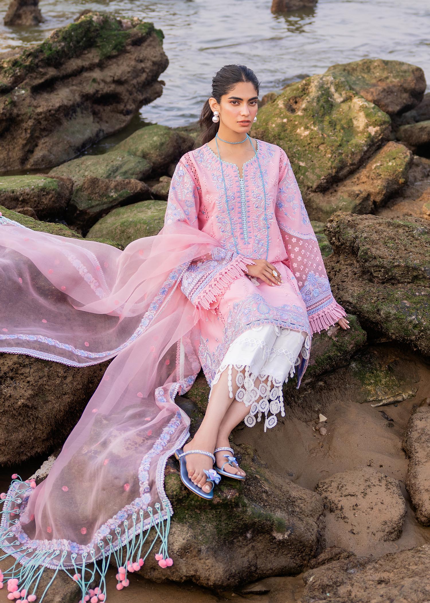 Sadaf Fawad Khan Siraa Luxury Lawn Collection – Amira (B)