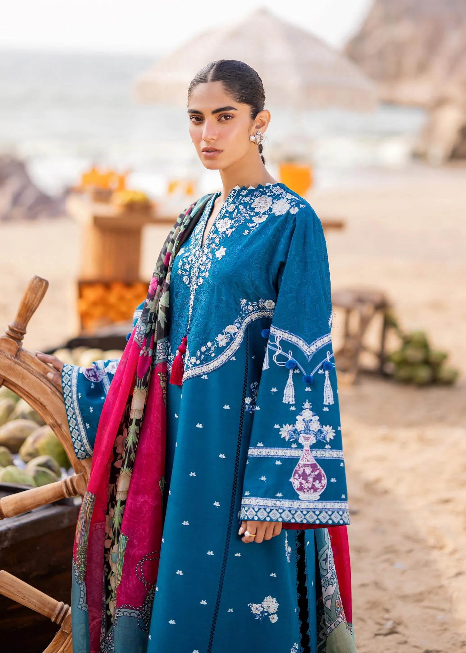 Sadaf Fawad Khan Siraa Luxury Lawn Collection – Eira (B) - Image 2