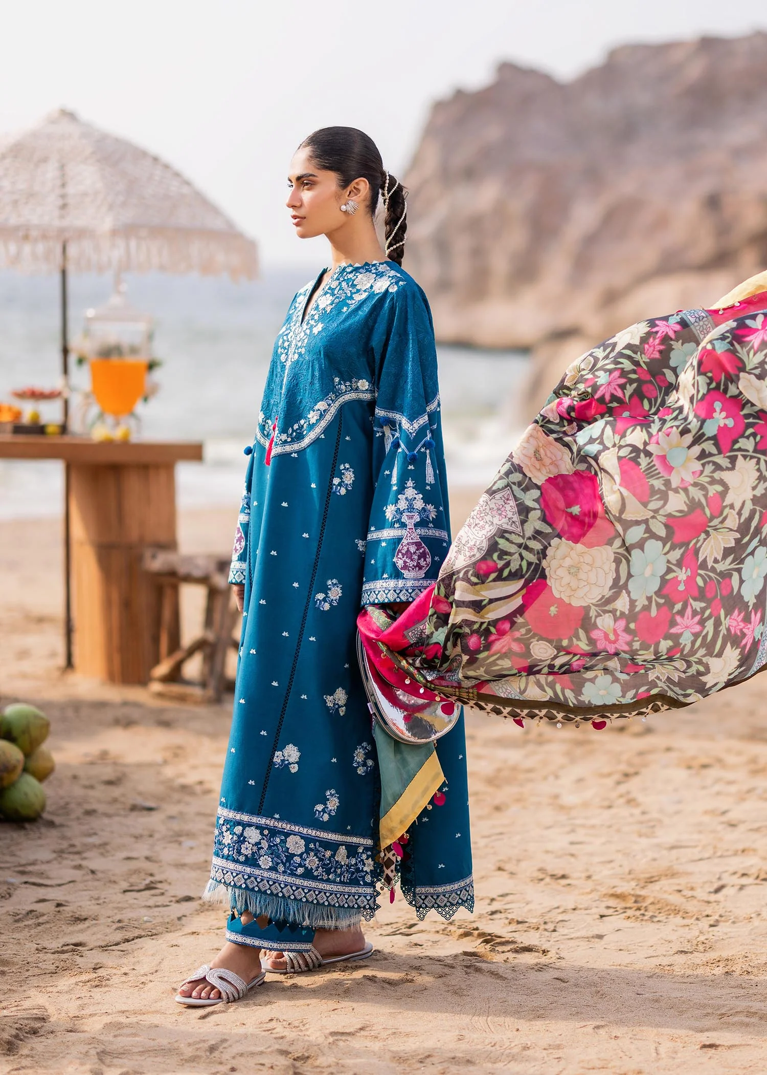 Sadaf Fawad Khan Siraa Luxury Lawn Collection – Eira (B) - Image 4