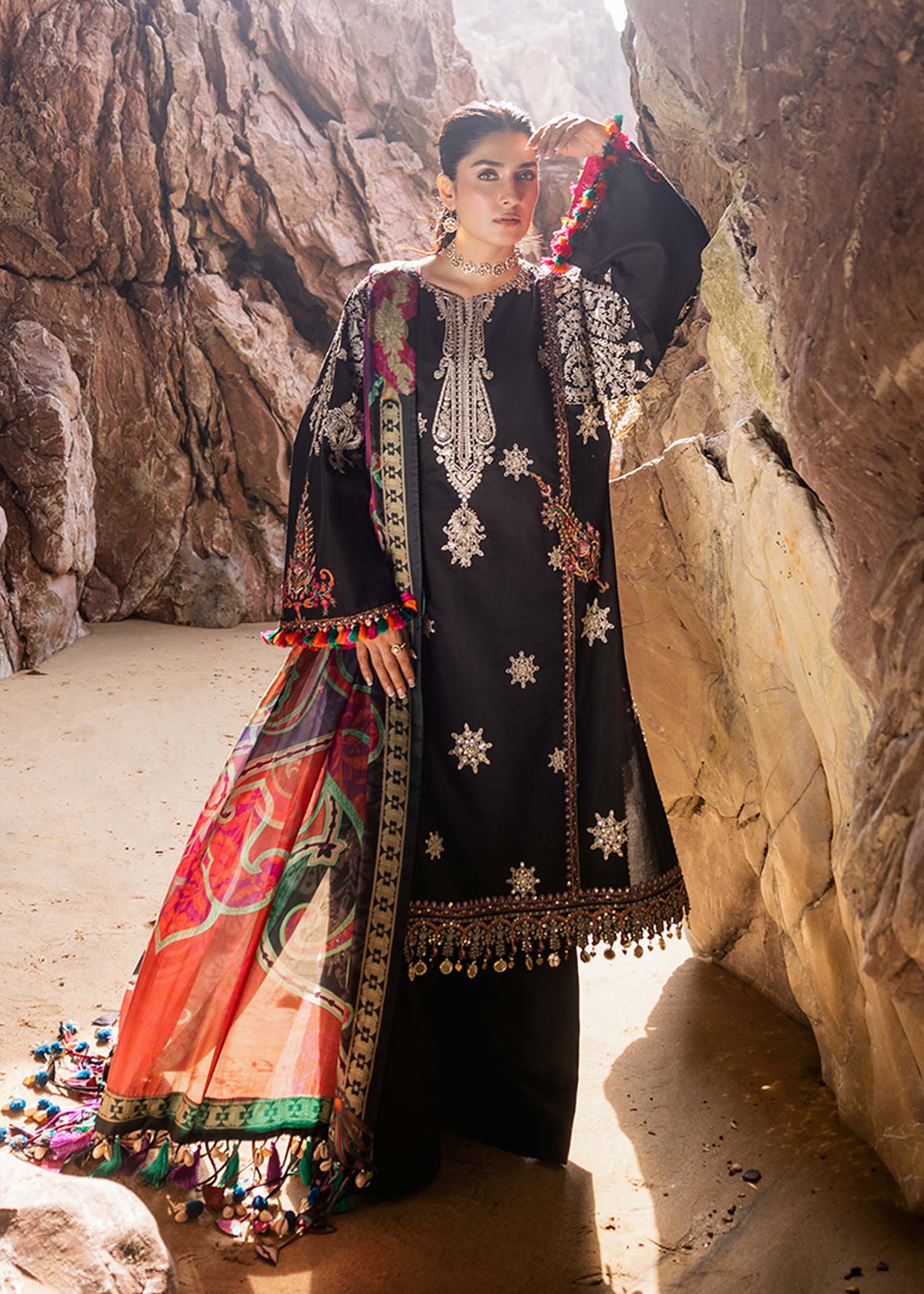 Sadaf Fawad Khan Siraa Luxury Lawn Collection – Nuha (A) - Image 7