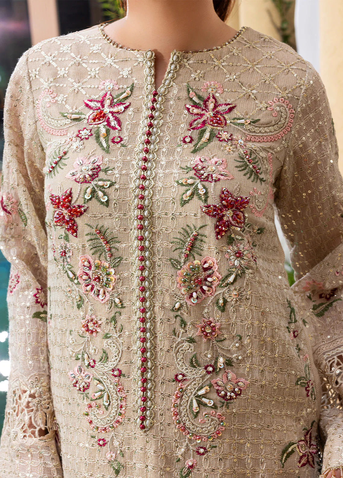 Sahane Haye Dil Luxury Wedding Formals – CT29004 Veil of Romance - Image 2