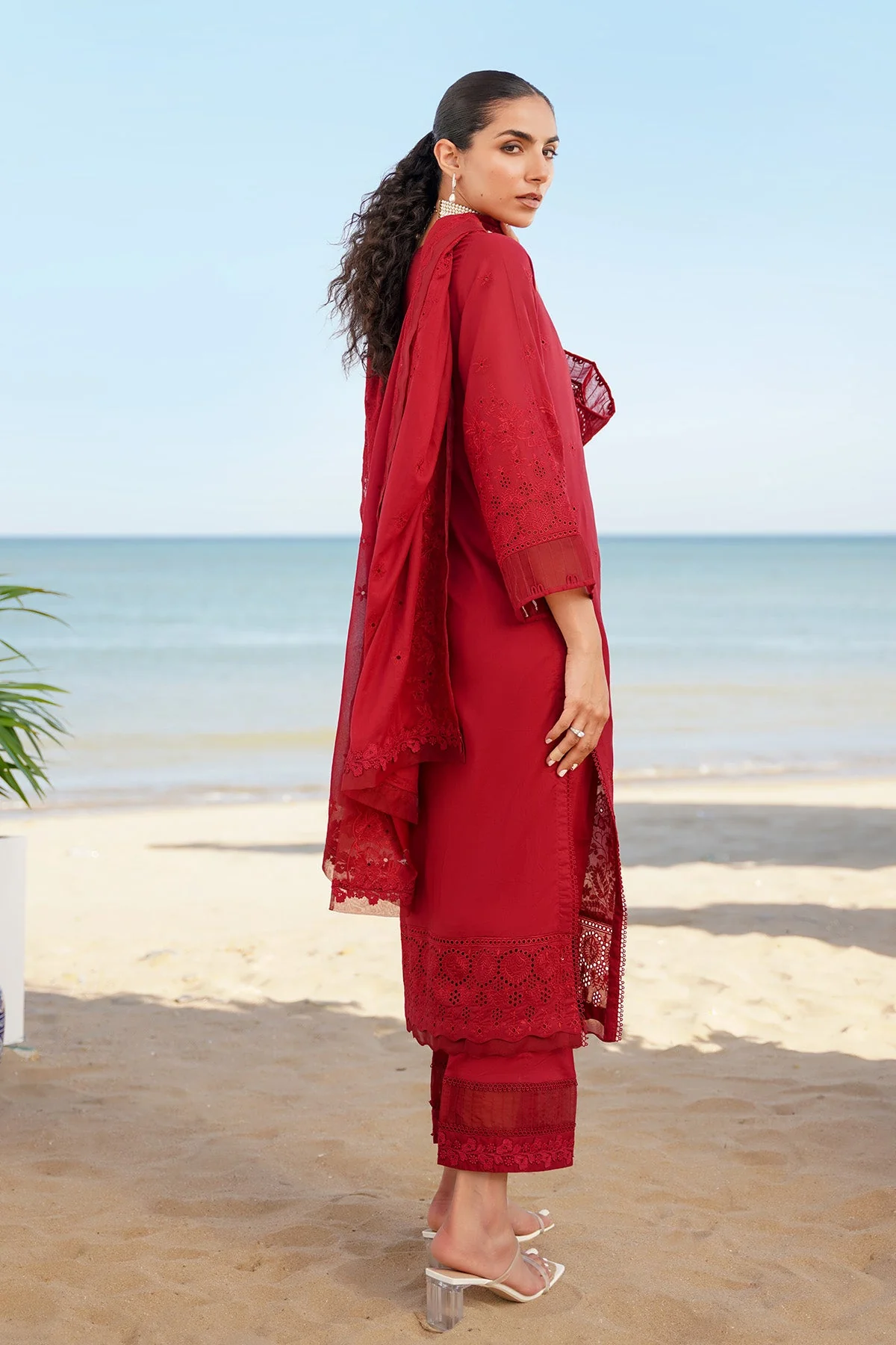Sahar Festive Chikankari Lawn – S24-CK-V2-01 - Image 5