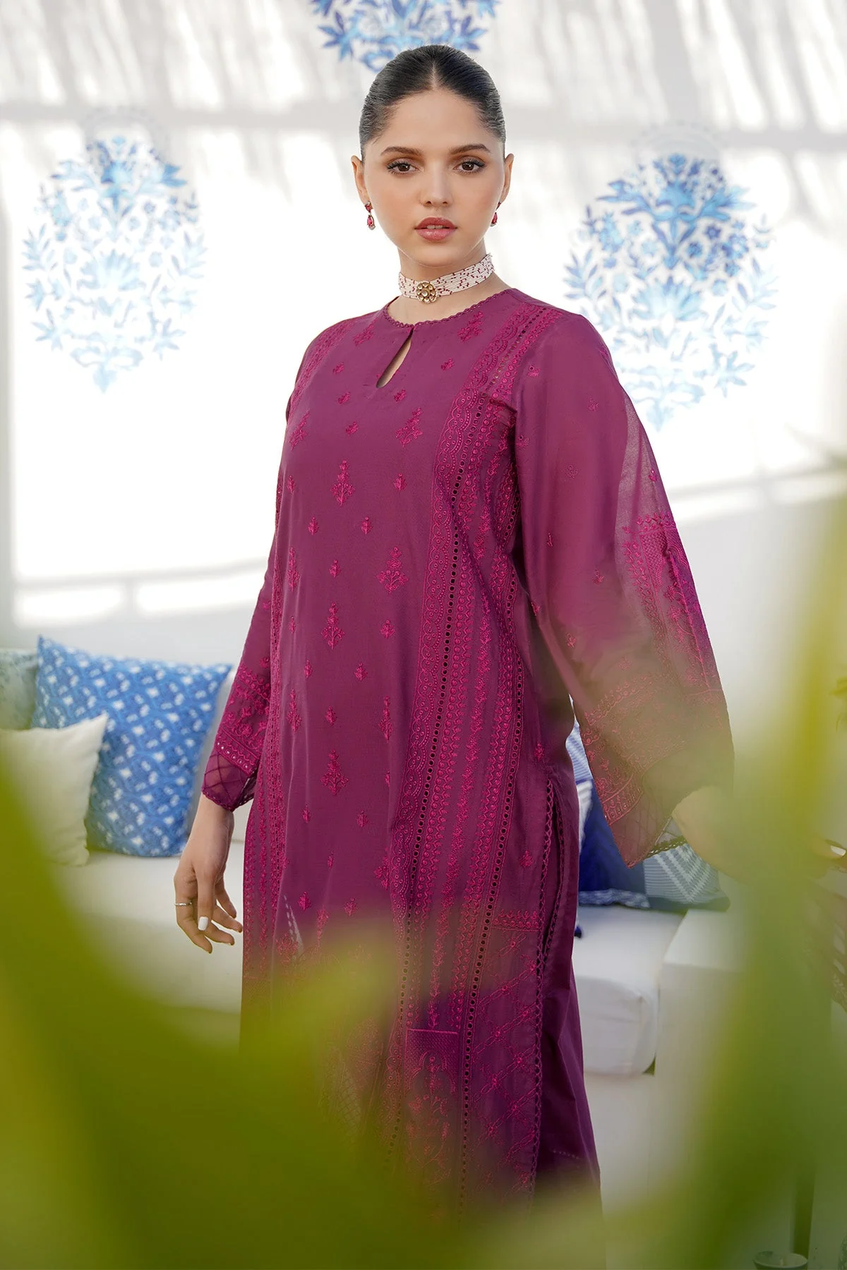 Sahar Festive Chikankari Lawn – S24-CK-V2-05 - Image 4