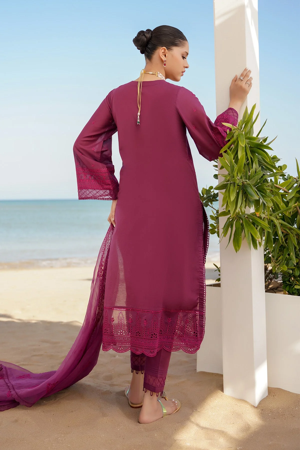Sahar Festive Chikankari Lawn – S24-CK-V2-05 - Image 5