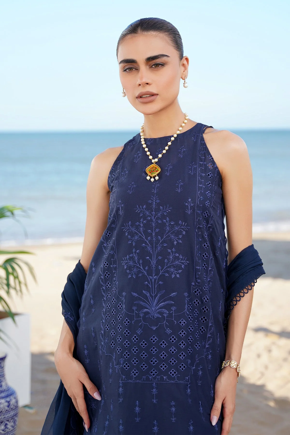 Sahar Festive Chikankari Lawn – S24-CK-V2-07 - Image 3
