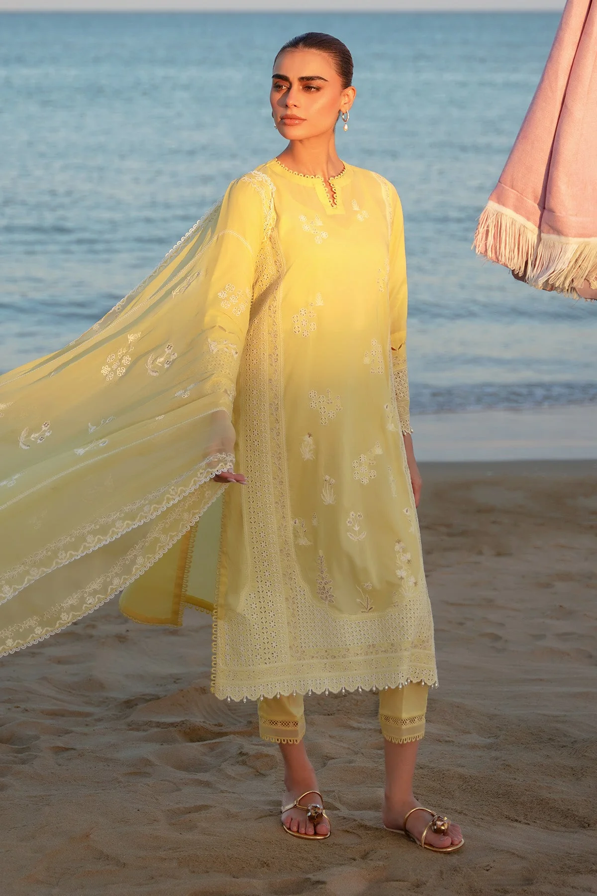 Sahar Festive Chikankari Lawn – S24-CK-V2-09 - Image 3
