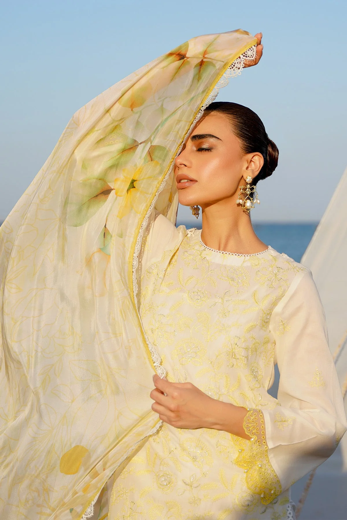 Sahar Festive Embroidered Lawn – S24-FE-V2-04 - Image 3