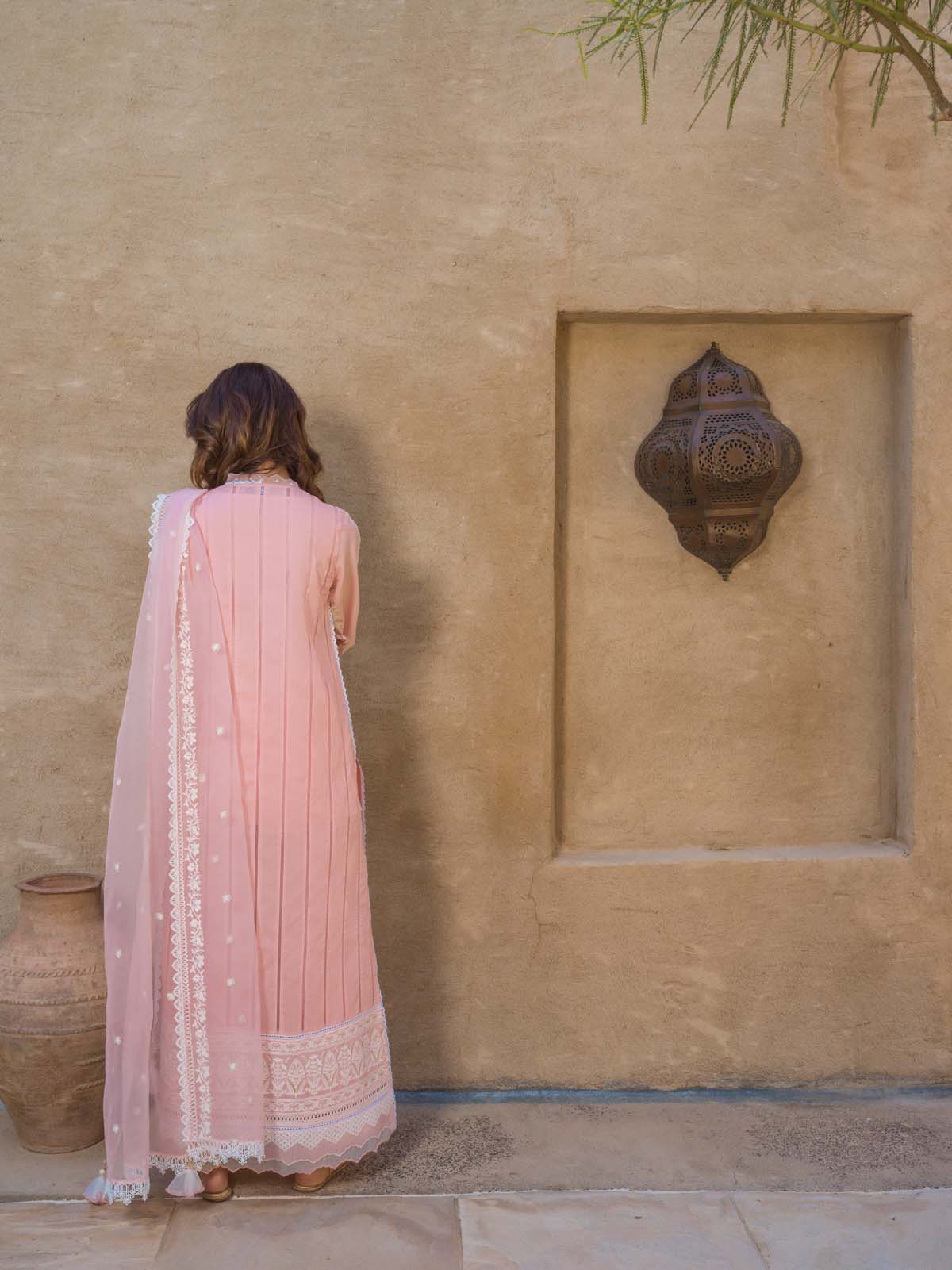 Sahar Mirage Luxury x Kiran Malik Lawn Collection – Chikankari 3 Piece-S24-CK-L1-06 - Image 3