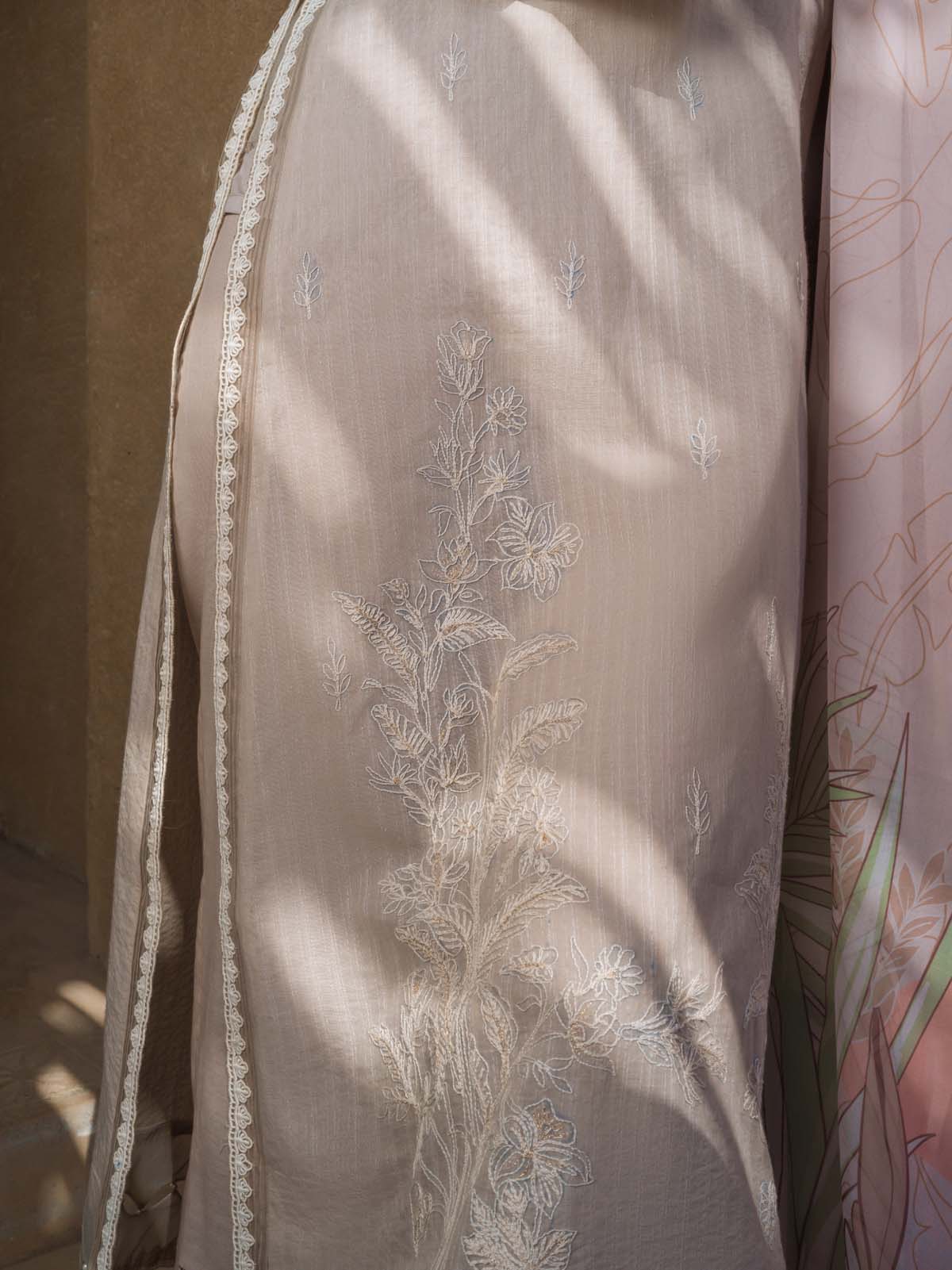 Sahar Mirage Luxury x Kiran Malik Lawn Collection – Textured Lawn 3 Piece (Embroidered)-S24-TL-L1-05 - Image 6