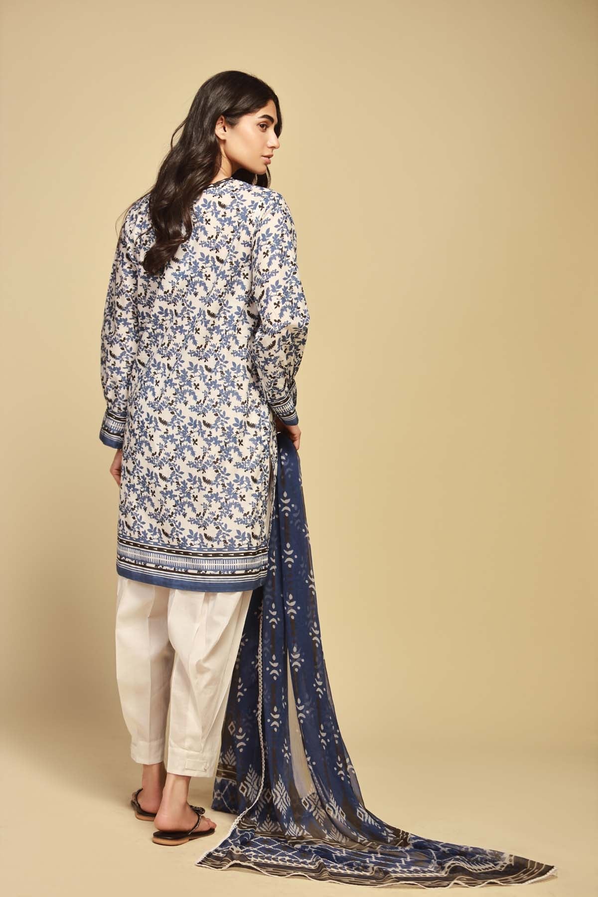 Sahar Monochrome Lawn Collection – SBW-23-04 - Image 3