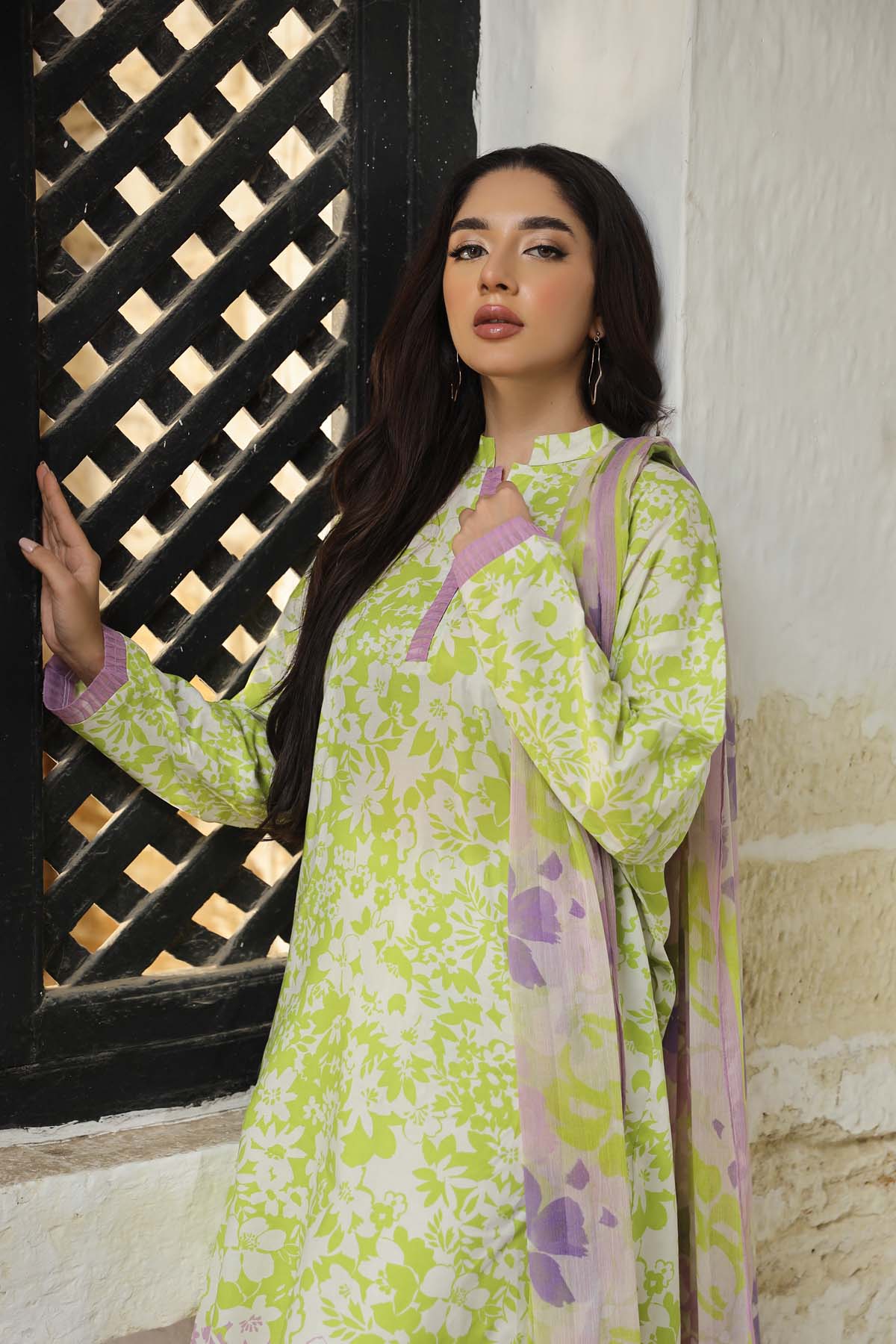 Sahar Printed Cambric 3 Piece Collection –AWC-V1-23-02 - Image 3
