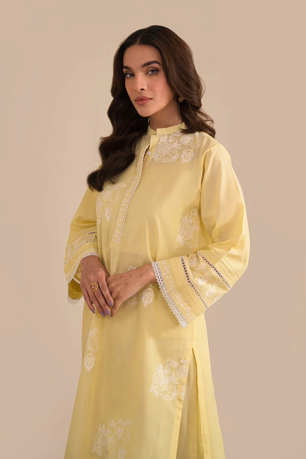 Sahar Pret/Stitched Chikankari Collection 2024 – Lemonade - Image 5
