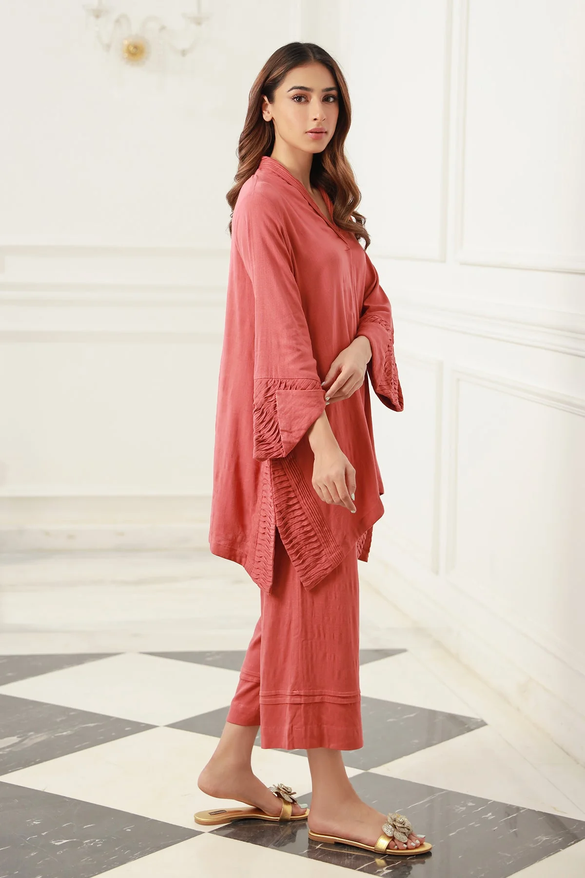 Sahar Pret/Stitched Lawn Collection 2024 – Amber - Image 2