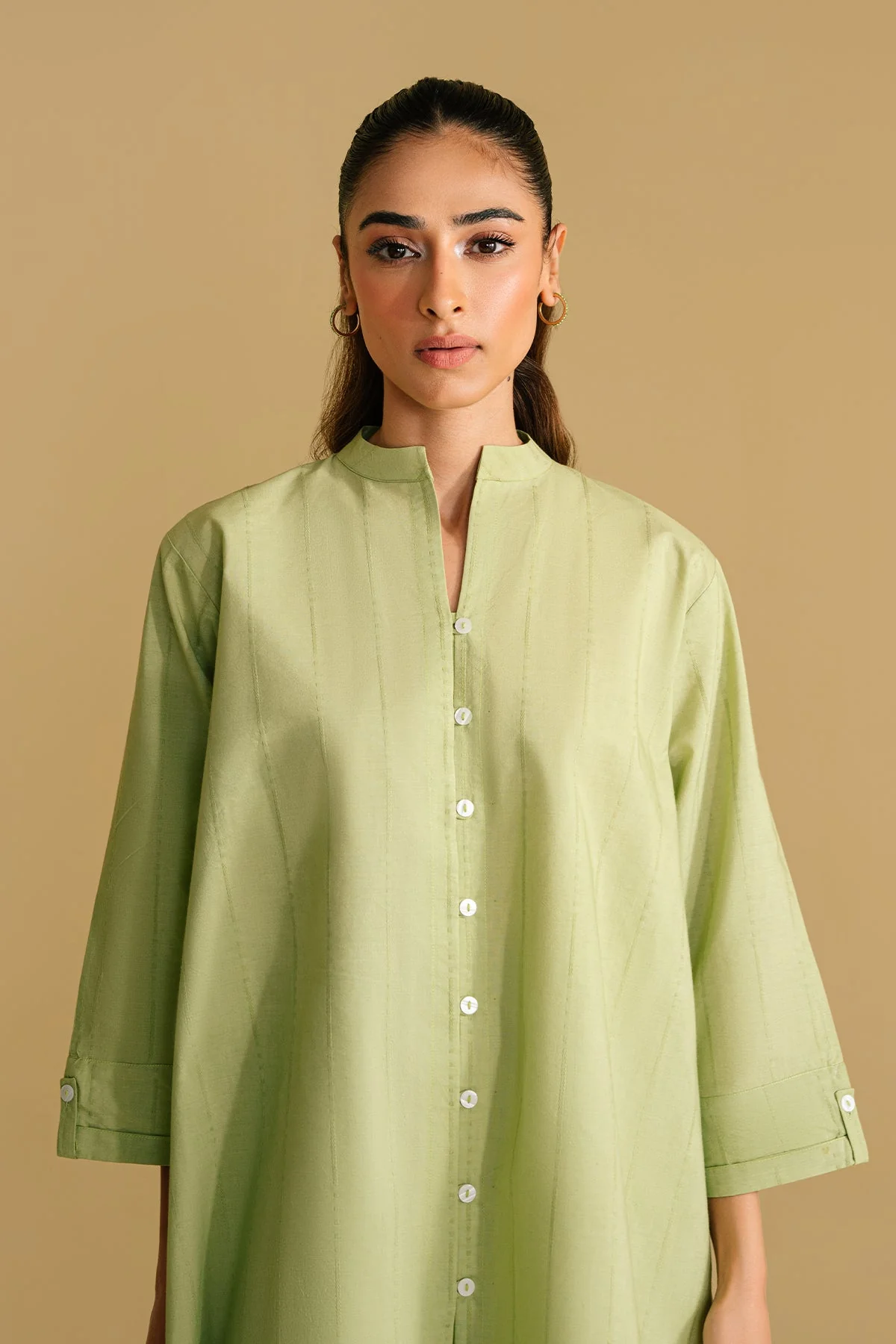 Sahar Pret/Stitched Lawn Jaquard Collection 2024 – Kiwi - Image 5