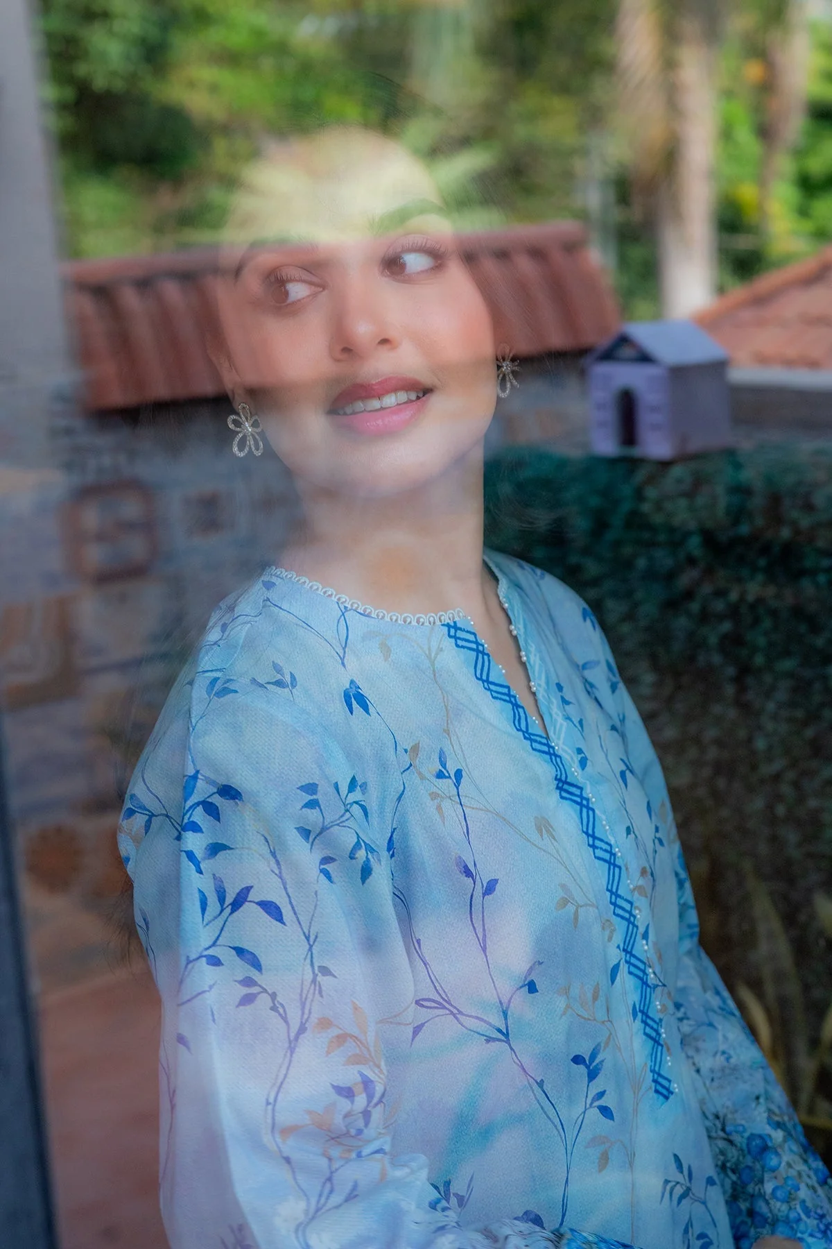 Sahar Selene Lawn 1Pc Shirt – Bluebell Ivy - Image 9