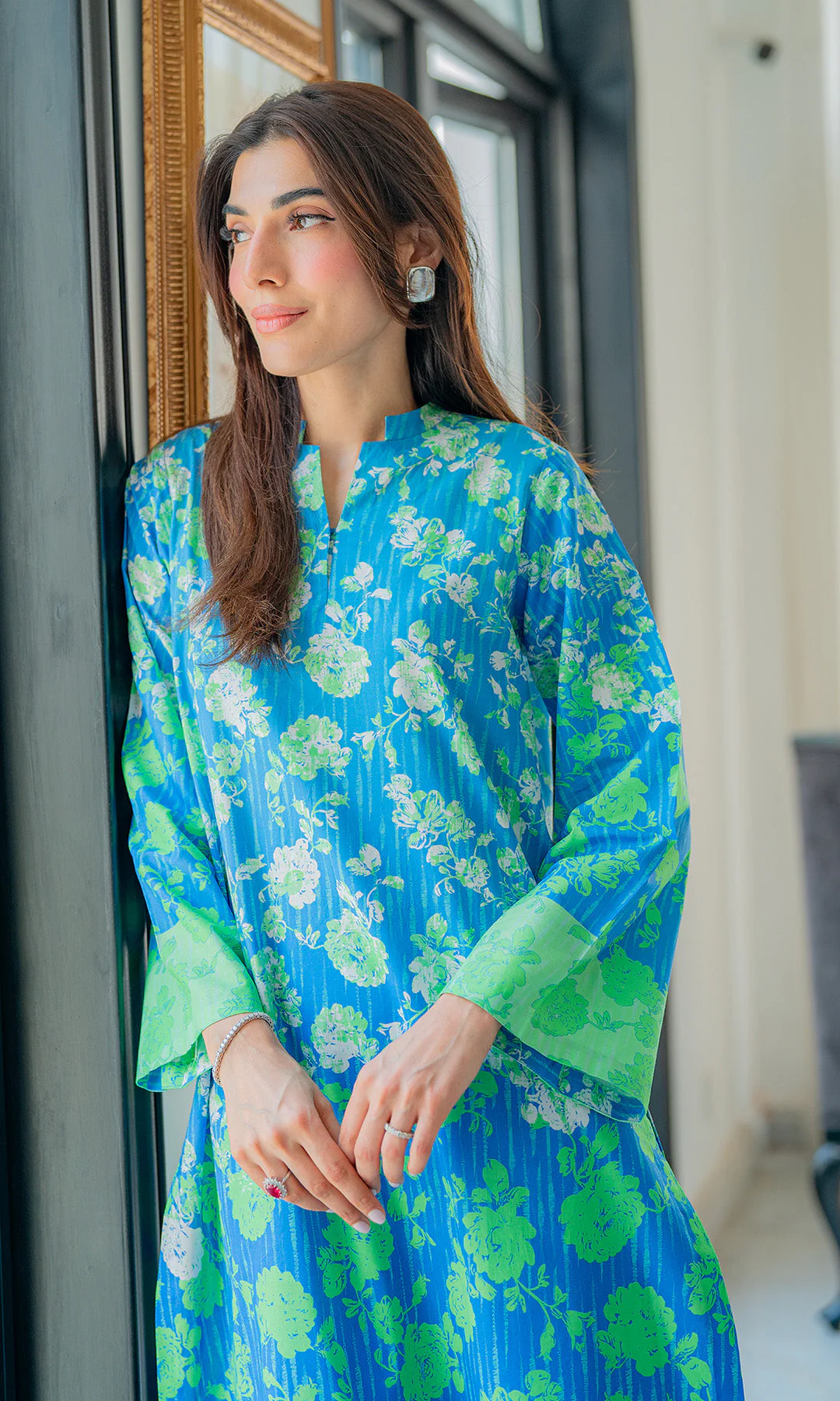 Sahar Selene Lawn 2Pc – Electric Bloom - Image 7