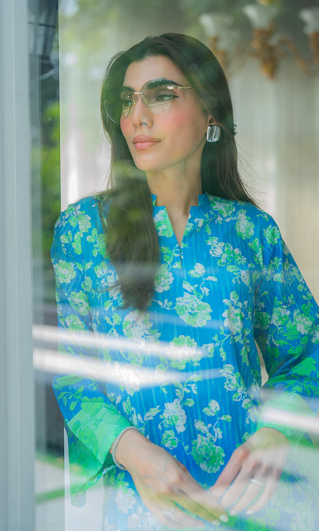 Sahar Selene Lawn 2Pc – Electric Bloom - Image 9